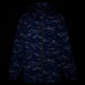Additional Image 4 - a blue jacket with a black background