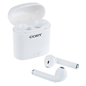 Additional Image 3 - a white earbuds and a case