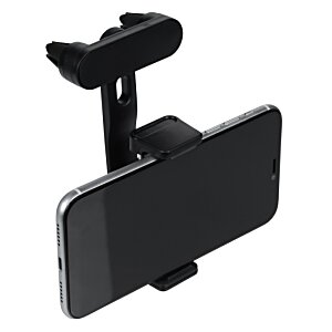 Additional Image 4 - a black phone holder on a white background