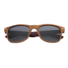 View Image 2 of 3 of Wood Grain Beach Sunglasses - Front - 24 hr