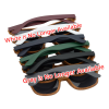View Image 3 of 3 of Wood Grain Beach Sunglasses - Front - 24 hr