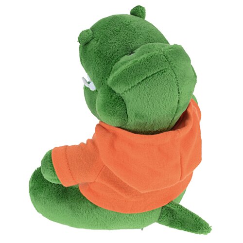 Additional Image 1 - a green stuffed animal with orange shirt