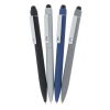 View Image 3 of 3 of Bolt Soft Touch Stylus Twist Metal Pen