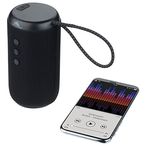 Additional Image 1 - a black cylinder with a cord next to a cell phone