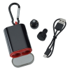 View Image 3 of 6 of Force True Wireless Ear Buds with Carabiner Case