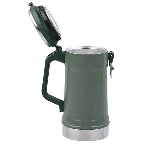 Additional Image 1 - a green and silver thermos