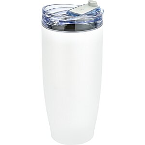 Additional Image 1 - a blue tumbler with a lid