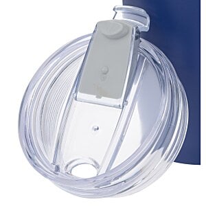 Additional Image 2 - a blue tumbler with a lid