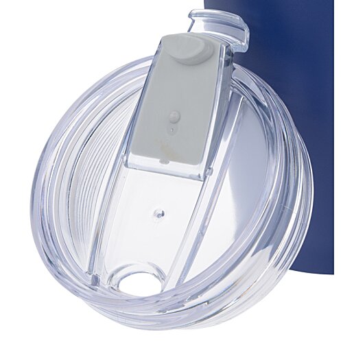 Additional Image 2 - a blue tumbler with a lid