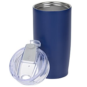 Additional Image 2 - a blue tumbler with a lid