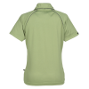 View Image 3 of 3 of Quad Contrast Piping Performance Polo - Ladies'