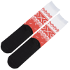 View Image 3 of 3 of Unisex Patterned Socks - Sweater