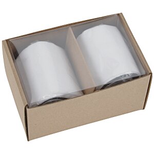 Additional Image 3 - a cardboard box with two rolls of paper