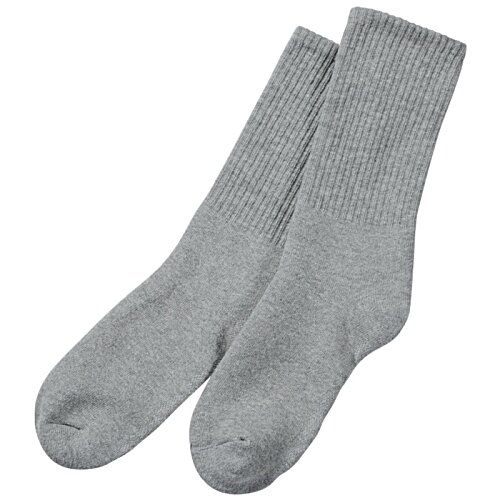 Additional Image 1 - a pair of grey socks