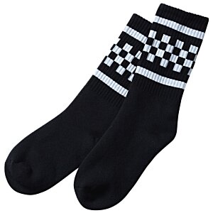 Additional Image 1 - a pair of black socks