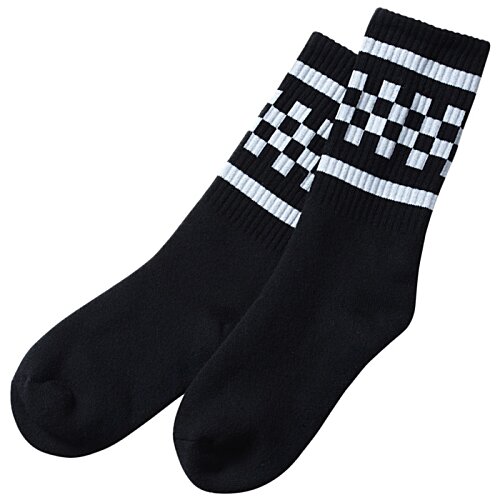 Additional Image 1 - a pair of black socks