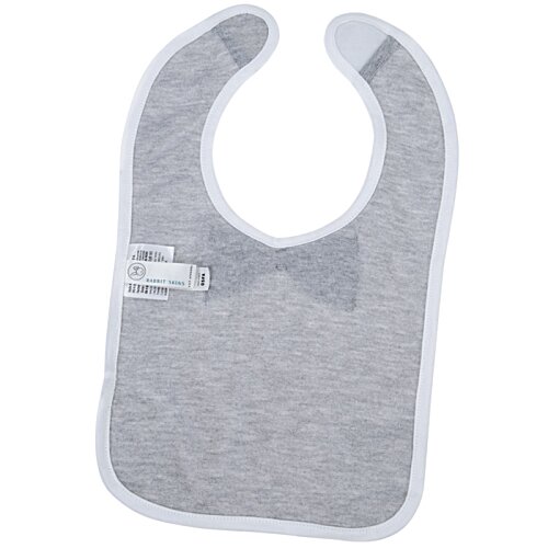 Additional Image 1 - a white bib with a bow tie