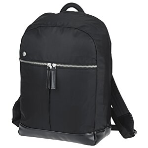 Additional Image 1 - a black backpack with a zipper