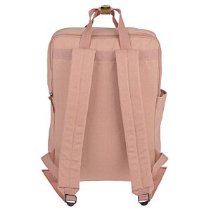 Additional Image 2 - a pink backpack with straps