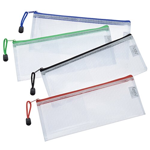 Additional Image 5 - a group of clear plastic bags with zippers