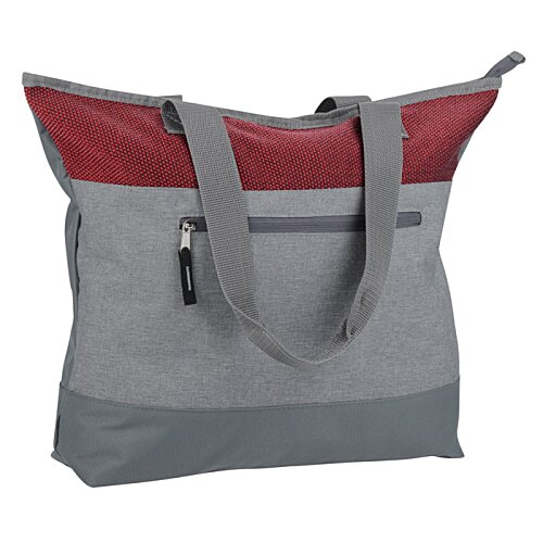 Additional Image 2 - a grey and red bag