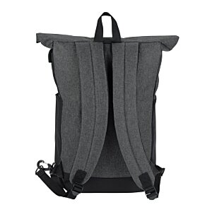 Additional Image 2 - a black backpack with straps