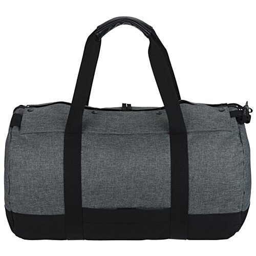 Additional Image 3 - a grey duffel bag with black straps