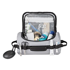 Additional Image 3 - a small grey bag with a black handle