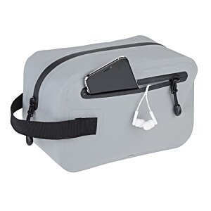 Additional Image 1 - a grey bag with a black strap