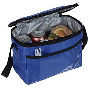 Additional Image 1 - a blue cooler bag with food inside