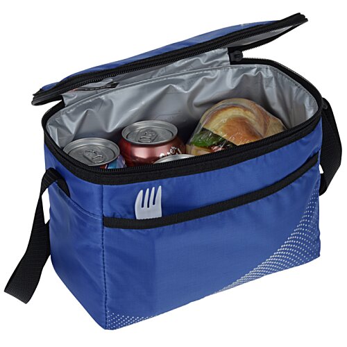Additional Image 1 - a blue cooler bag with food inside