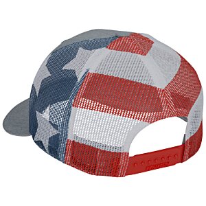 Additional Image 1 - a hat with a flag on it