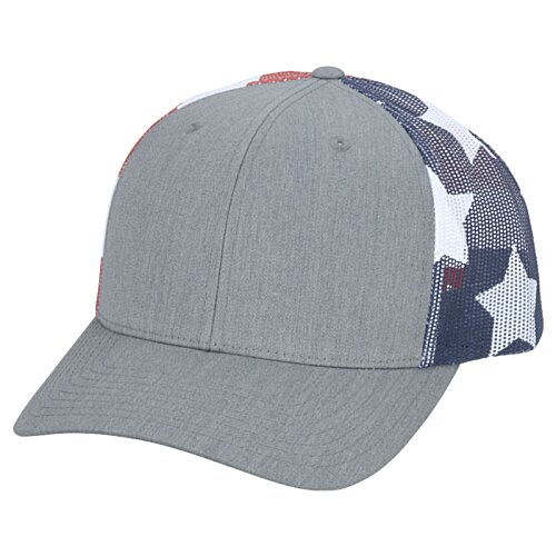Additional Image 4 - a grey hat with stars and stripes