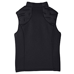 Additional Image 1 - a black vest with ruffles