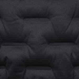 Additional Image 2 - a black cushion with a square pattern