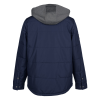 Additional Image 1 - a blue jacket with a grey hood