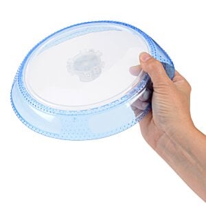 Additional Image 2 - a hand holding a blue and white plastic container