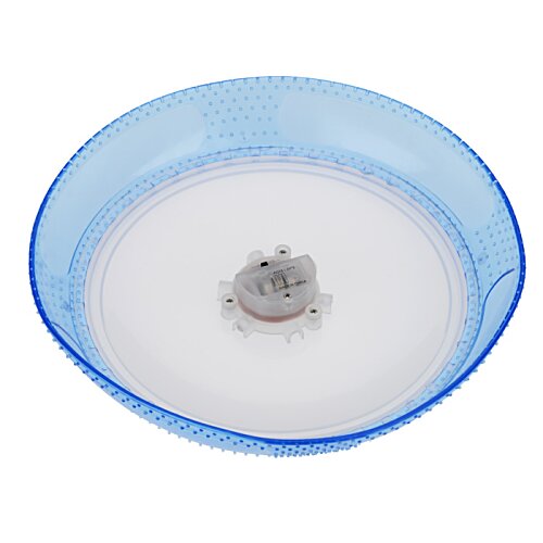 Additional Image 1 - a blue and white bowl with a metal center