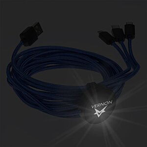 Additional Image 1 - a light on a blue cable