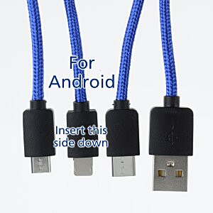 Additional Image 3 - a group of blue and black cables
