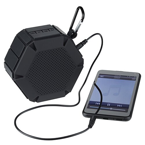 Additional Image 5 - a cell phone charging with a black cube