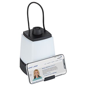 Additional Image 2 - a white and black lantern with a name tag