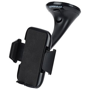 Additional Image 5 - a black car holder with a black plastic cover