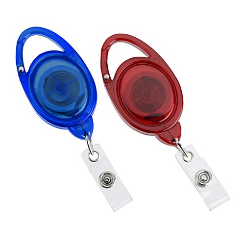 Additional Image 4 - a red and blue id card holder