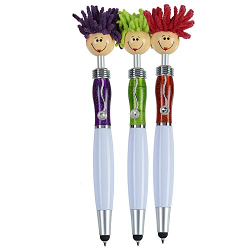 Additional Image 1 - a group of pens with hair on top