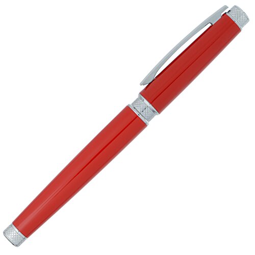 Additional Image 2 - a red pen with silver cap