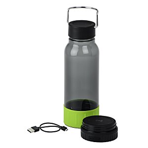 Additional Image 2 - a water bottle with a black cap