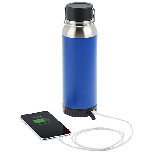 Additional Image 2 - a blue and black water bottle