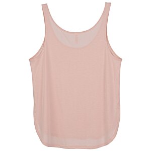 Additional Image 1 - a pink tank top on a white background