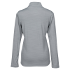View Image 2 of 3 of adidas Melange 1/4-Zip Pullover - Ladies' - Embroidered